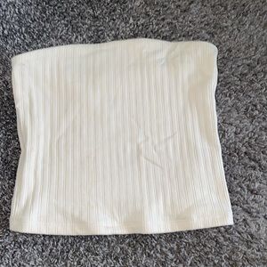 Cream tube top